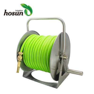 shop in china hand held stainless steel wall mounting 40m brass hose connectors reel cart german garden tools